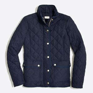 J. Crew Quilted Jacket, Navy Blue, size XS